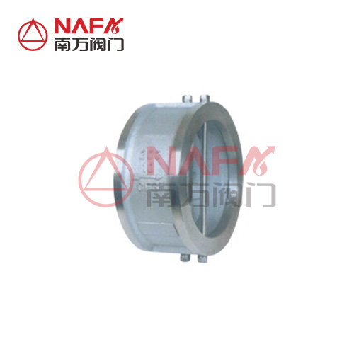 对夹止回阀